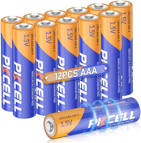 Aaa Batteries 15v Triple A Alkaline Battery Lr03 Batteries 12 Pack