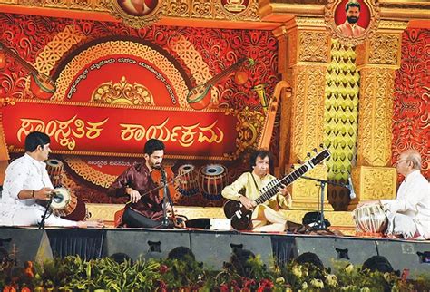 Personal blogspace of karthik nagaraj. Folk Songs, Sitar-Violin Jugalbandhi entertain audience at ...