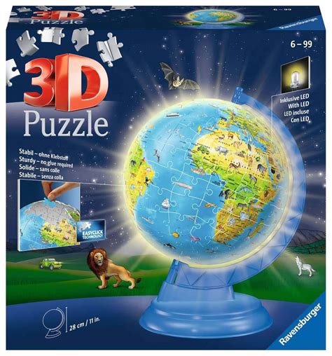 Childrens Globe Night Edition En 180 Pieces Ravensburger Puzzle