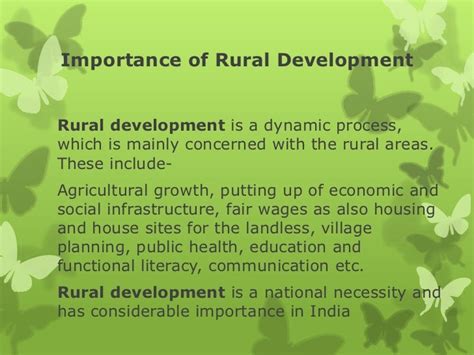 Rural Development Ppt