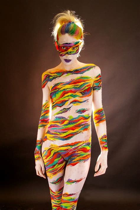 Jadene Splash Body Art Painting Body Painting Body Art