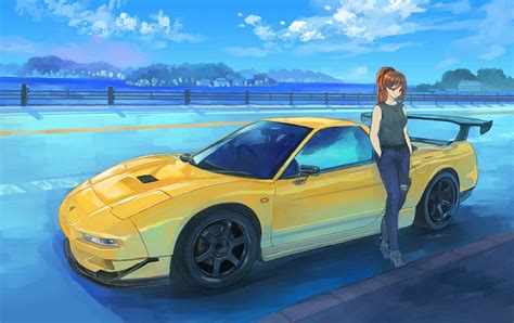 Anime X Jdm Wallpaper 4k Anime Girl Jdm Wallpaper Anime Wallpaper Hd