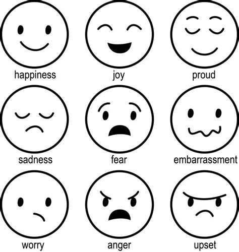 Emoticon Face Coloring Pages