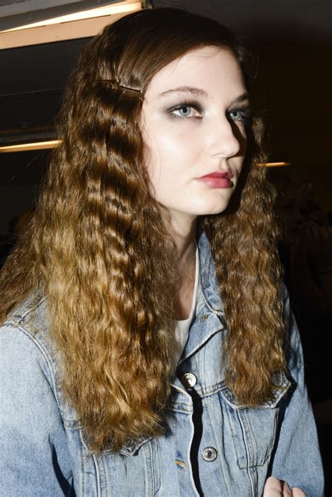 Crimped Hair Beauty Trends For Spring 2018 Popsugar Beauty Photo 14