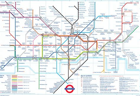 The London Tube Map Archive London Underground Map Printable A4