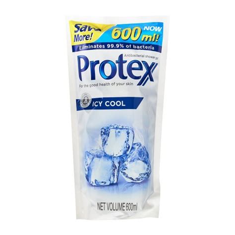 Protex Icy Cool Antibacterial Shower Gel 600ml Refill