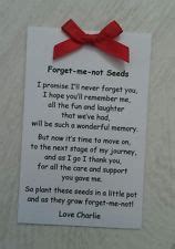 Check spelling or type a new query. Personalised Forget Me Not Seed Envelope Gift Present ...