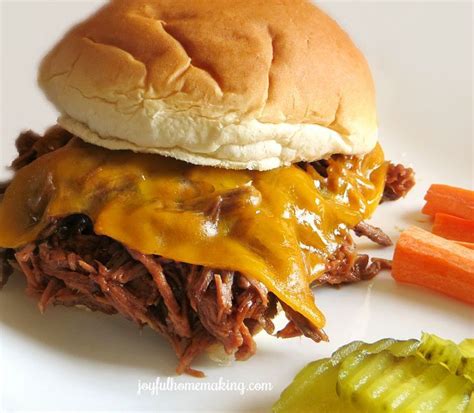 Reviews for photos of barbecue beef for sandwiches. Leftover Beef Roast into a Cheesy BBQ Beef Sandwich | Bbq ...