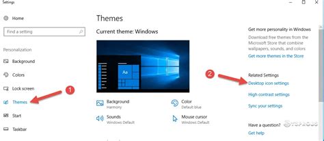 Where Is The Windows 10 Settings For Desktop Icon Trekdsae