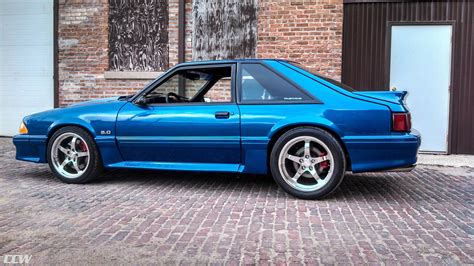 Blue Ford Mustang Foxbody Ccw Sp500 Forged Wheels Ccw Wheels