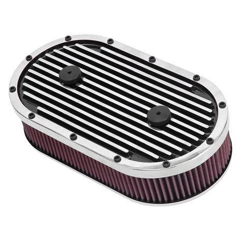 Edelbrock 4237 Elite Series Polished Oval Air Cleaner W