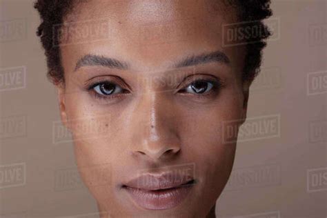 Close Up Of Woman S Face Stock Photo Dissolve
