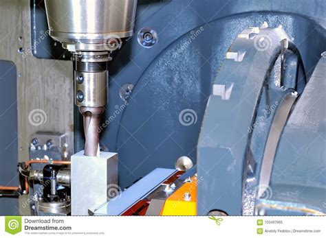 Industrial Metalworking Machine Tool Stock Image Image Of Auger