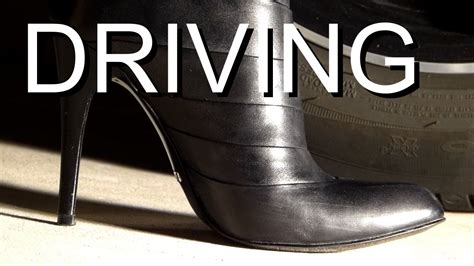 Driving In High Heeled Boots Youtube