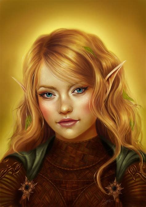 Spree By `anathematixs Portrait Elves Fantasy Female Elf