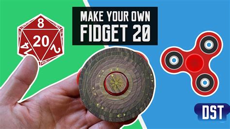 Make Your Own Fidget 20 Dandd Fidget Spinners Youtube