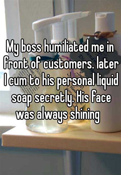 My Boss Humiliated Me In Front Of Customers Later I Cum To His