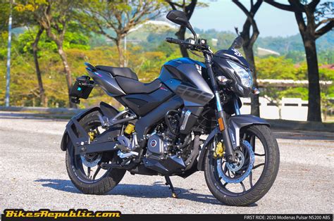 Deposit price rm 1,080.00 rm 891.00 x 12 months (1 years) first-ride-2020-modenas-pulsar-ns200-abs-review-price ...