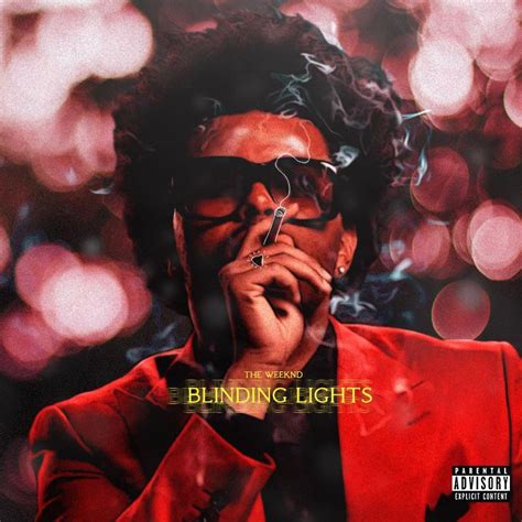 The Weeknd Blinding Lights Album Cover Blinding Lights The Weeknd