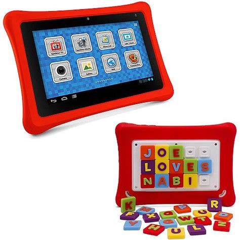 Nabi 2 Wifi 7 Touchscreen Kids Tablet With Bonus Kinabi Alphabet Pack