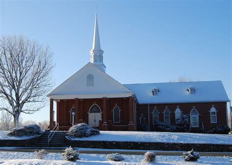 Snow Covered Church Mt Pleasant United Methodist Church Cody