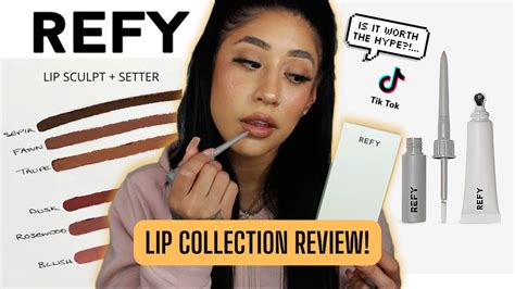 Testing Refy Lip Collection Lip Sculpt Setter And Lipgloss Is It