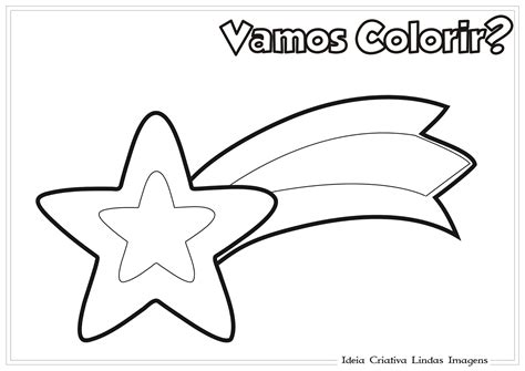 Desenhos de estrela para colorir, pintar e imprimir. Estrela de Natal desenho para colorir