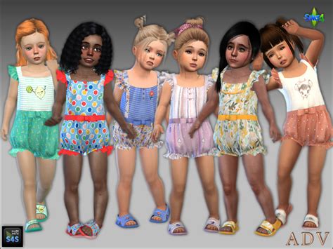 Summer Outfits For Toddler Girls The Sims 4 Catalog