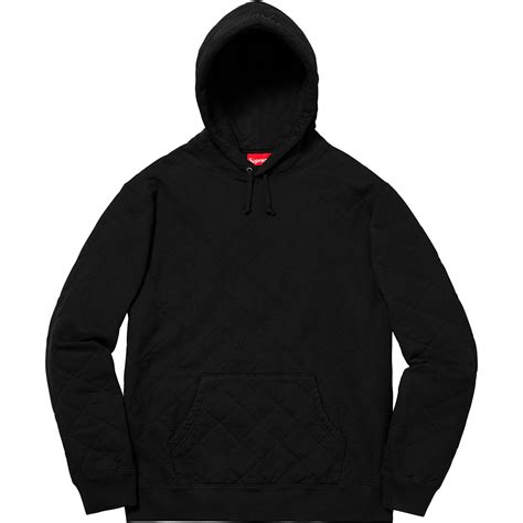 Quilted Hooded Sweatshirt Fall Winter 2018 Supreme