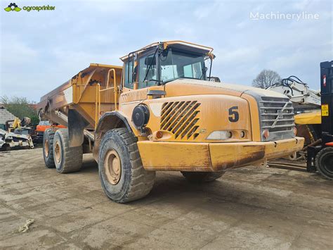 Volvo A35d Articulated Dump Truck For Sale Romania Bihor Jx29045