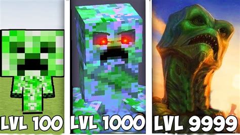 ⚠️ Mutant Creeper Sevİyelerİ Minecraft ⚠️ Youtube