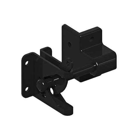 Barrette Outdoor Living Gravity Latch Black For 1 In Gate Uprights