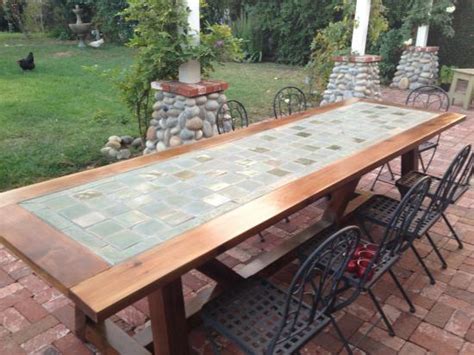 Reader Showcase Tile Top Provence Dining Table The
