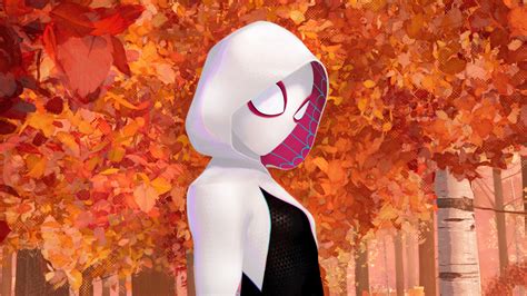 Gwen Stacy In Spider Man Into The Spider Verse Movie Wallpaper Hd