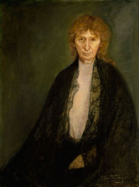 Oda Krohg Portrait Of The Author Rota Margrethe Vullum 1906 Ant