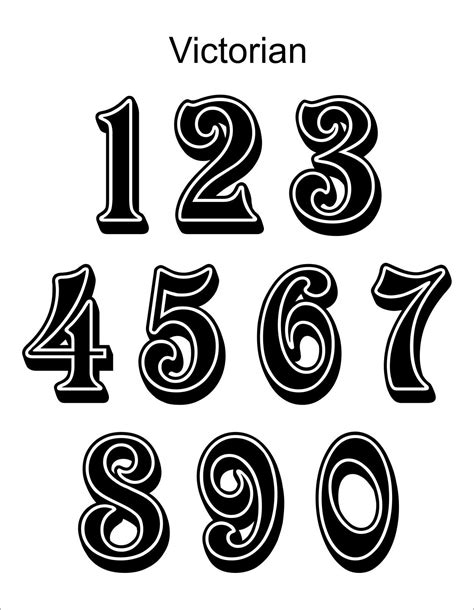 Tattoo Number Fonts On Pinterest