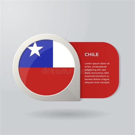 3d Flag Map Chile Stock Illustrations 595 3d Flag Map Chile Stock