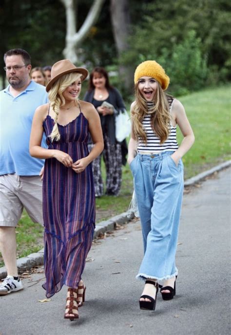Olivia Holt And Sabrina Carpenter Out Shopping In Manhattan 09 16 2015