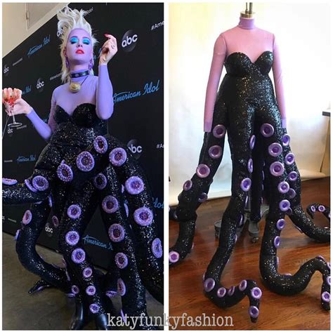 Katyperry Wearing A Custom Ursula Costume By Jwujek And Shokrala For Americanidols Disney