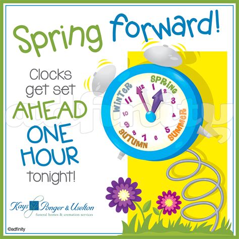 Spring Forward Clocks Get Set Ahead One Hour Tonight Facebook
