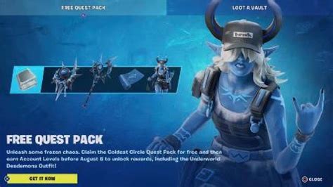 Attention Fortnite Fans Claim The Free Coldest Circle Quest Pack To