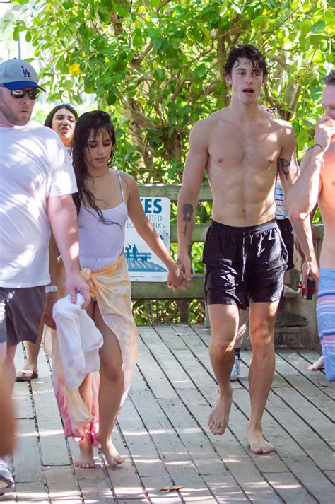 Shawn Mendes Camila Cabello Pack On The Pda During A Swim In Miami