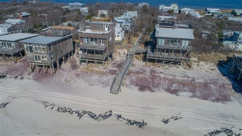 Drone Above Davis Park Fire Island Beach 3 11 2018 Fire Island And