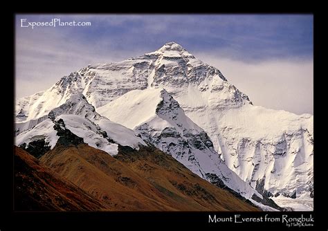 Everest From Rongbuk Monastery Stock Photography By