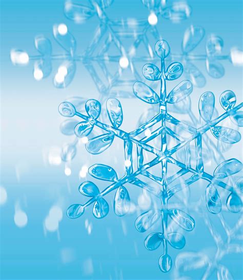 Close Up Of Snowflake Stock Images