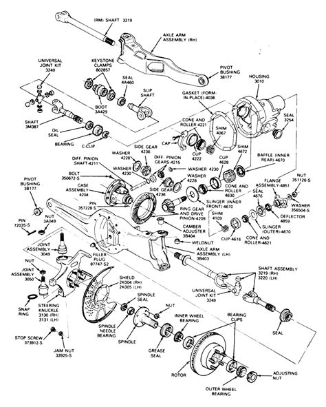 Ford Bronco Locking Hub Diagram