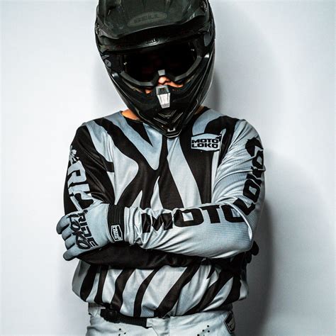 Customised Motocross Jersey - Stealth/Black Primal (Adult) - MotoLoko