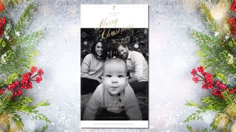 Baby archie has made his first appearance on the duke and duchess of sussex's annual christmas card. Baby Archie's first Christmas card | CTV News