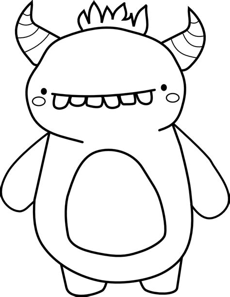 Alien Monster Clipart Outline 10 Free Cliparts Download Images On