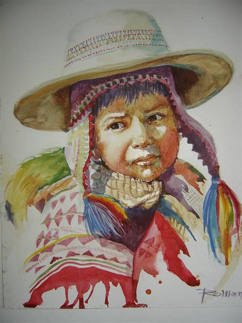 Niño Indigena Iii Roman Palomino